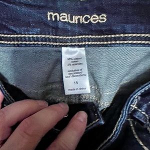 Maurice's "jeans."  Size 18.  Never worn.